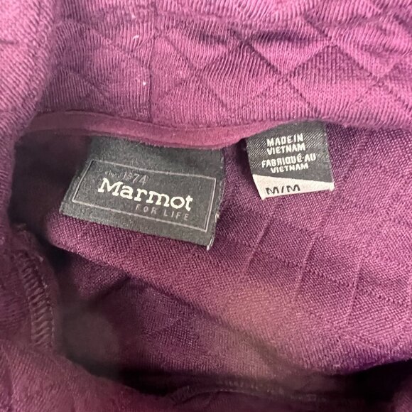 Marmot Purple Turtleneck pullover Size M - Picture 7 of 8